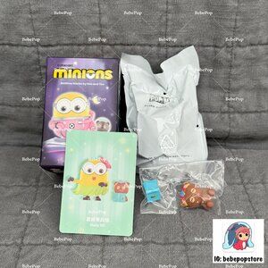 Minions Bedtime Stories by Bob and Tim Series Figures Pop Mart, Hula 101